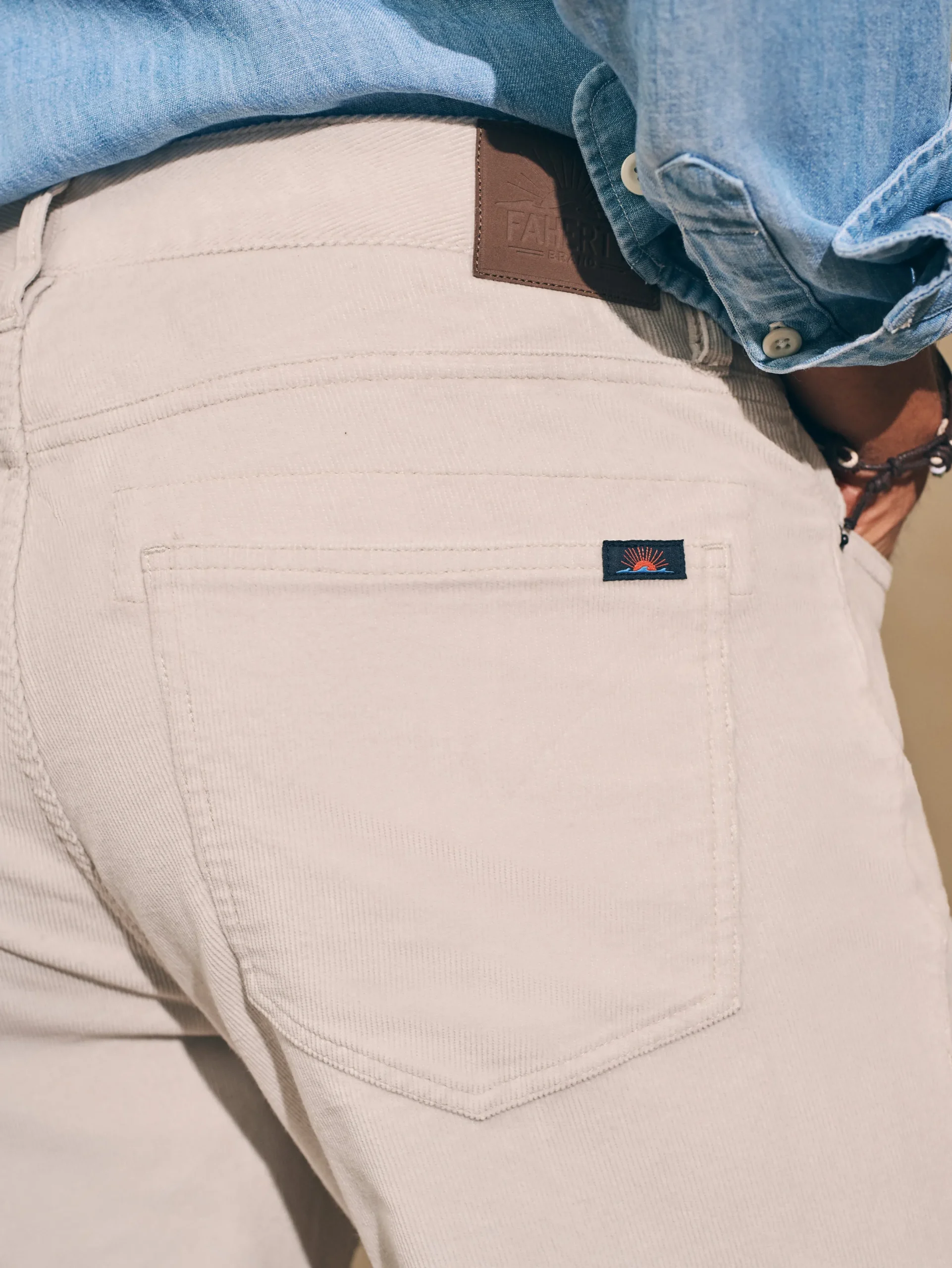 Faherty Brand Stretch Corduroy 5-Pocket Pant (32" Inseam) -