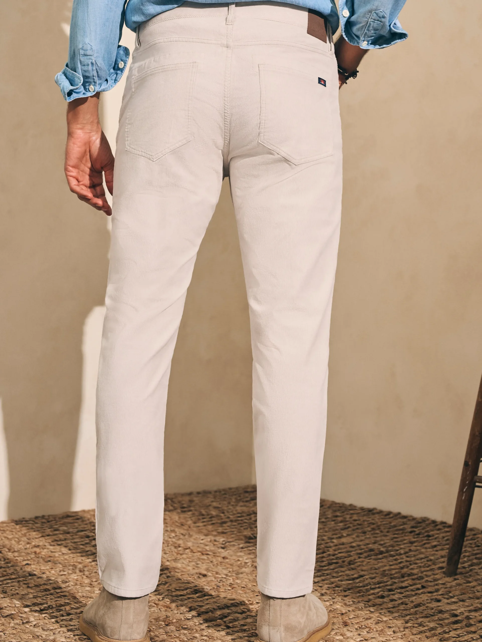 Faherty Brand Stretch Corduroy 5-Pocket Pant (32" Inseam) -