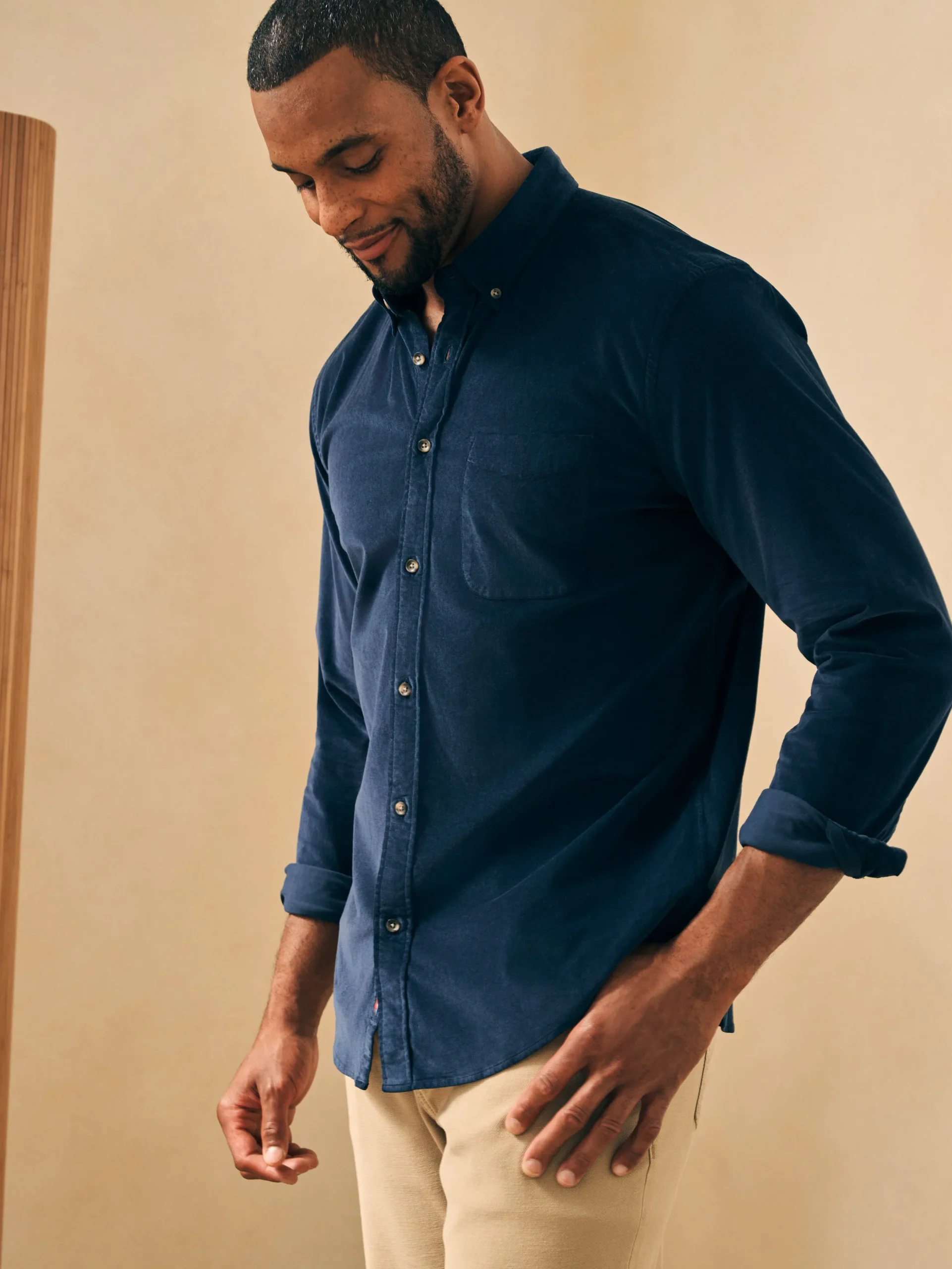 Faherty Brand Stretch Corduroy Shirt -