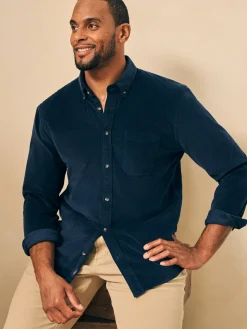 Faherty Brand Stretch Corduroy Shirt -
