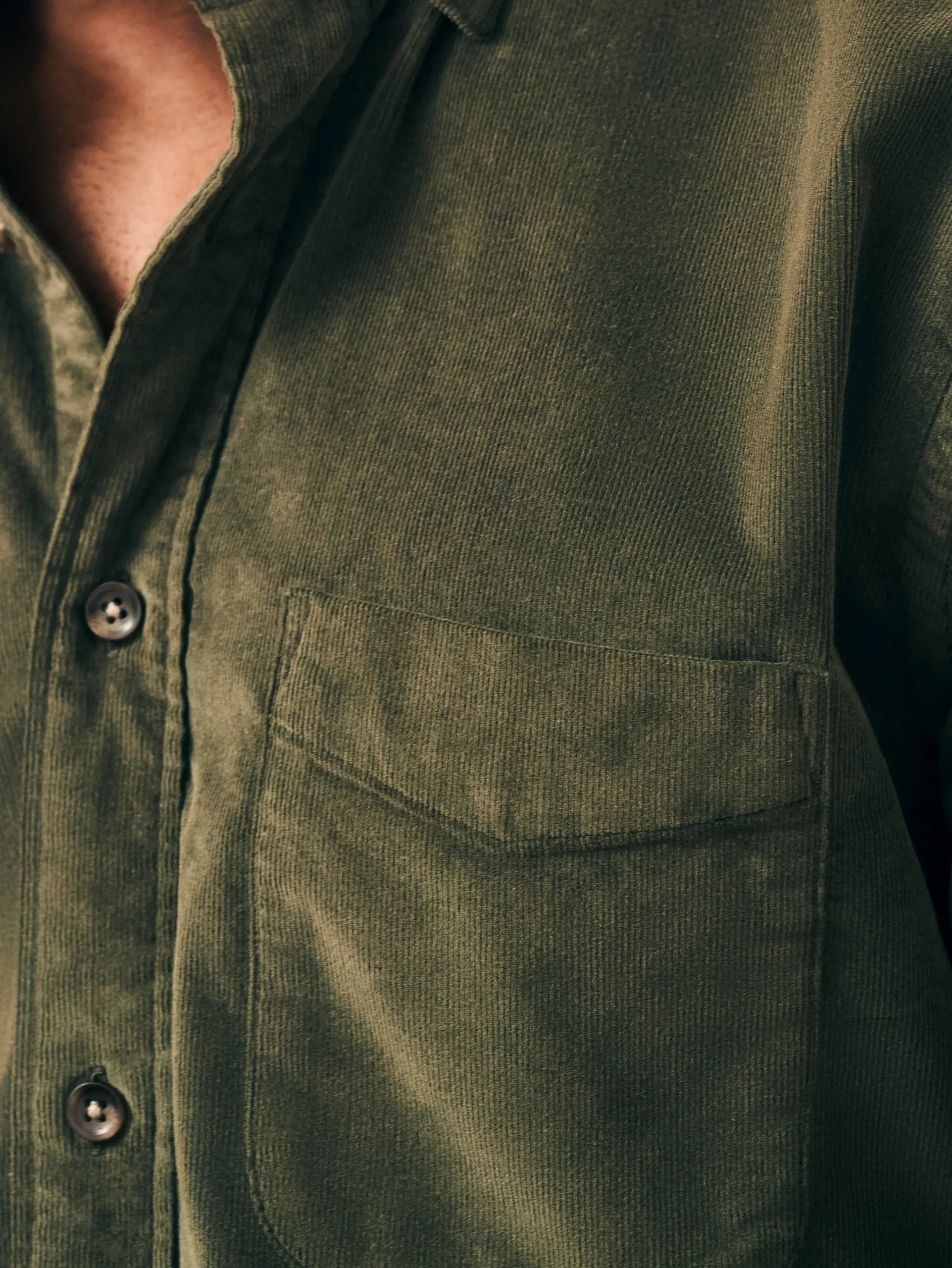 Faherty Brand Stretch Corduroy Shirt -