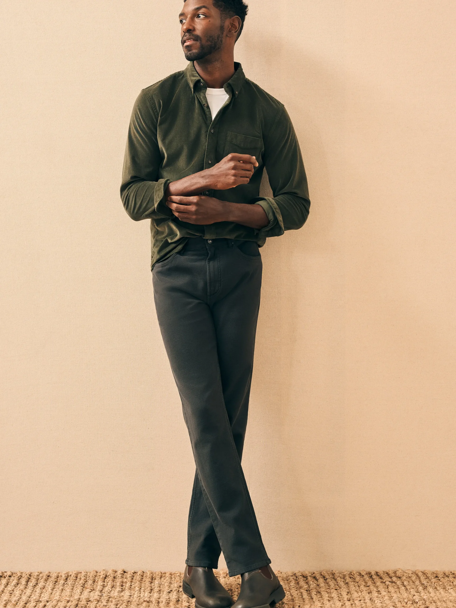 Faherty Brand Stretch Corduroy Shirt -