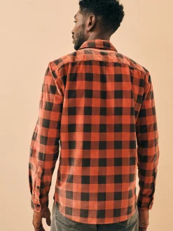 Faherty Brand Stretch Corduroy Work Shirt -
