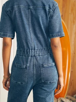 Women Faherty Brand Stretch Terry Blythe Jumpsuit -