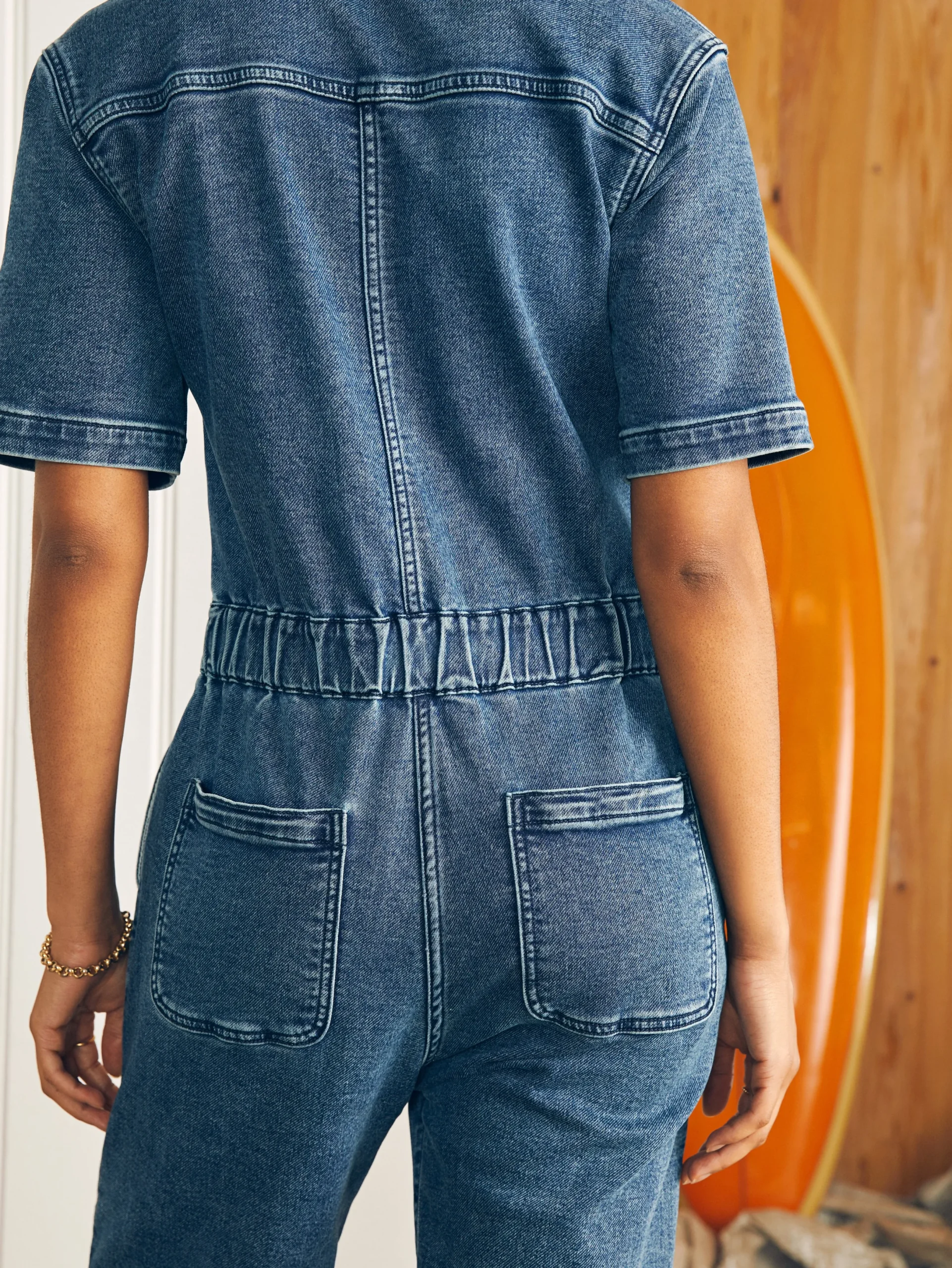 Women Faherty Brand Stretch Terry Blythe Jumpsuit -