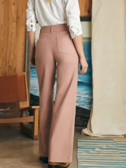 Women Faherty Brand Stretch Terry Harbor Pant -
