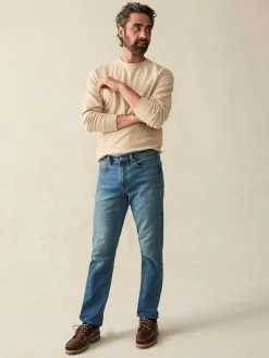 Faherty Brand Stretch Terry Indigo 5-Pocket Pant -