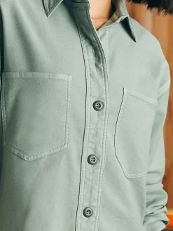 Women Faherty Brand Stretch Terry Overshirt -