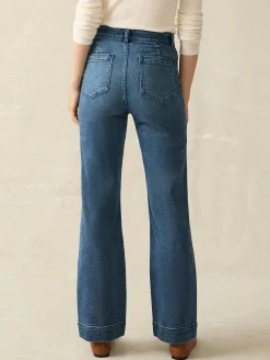 Women Faherty Brand Stretch Terry Patch Pocket Pant -