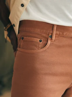 Faherty Brand Stretch Terry 5-Pocket Athletic Fit Pant (32" Inseam) -