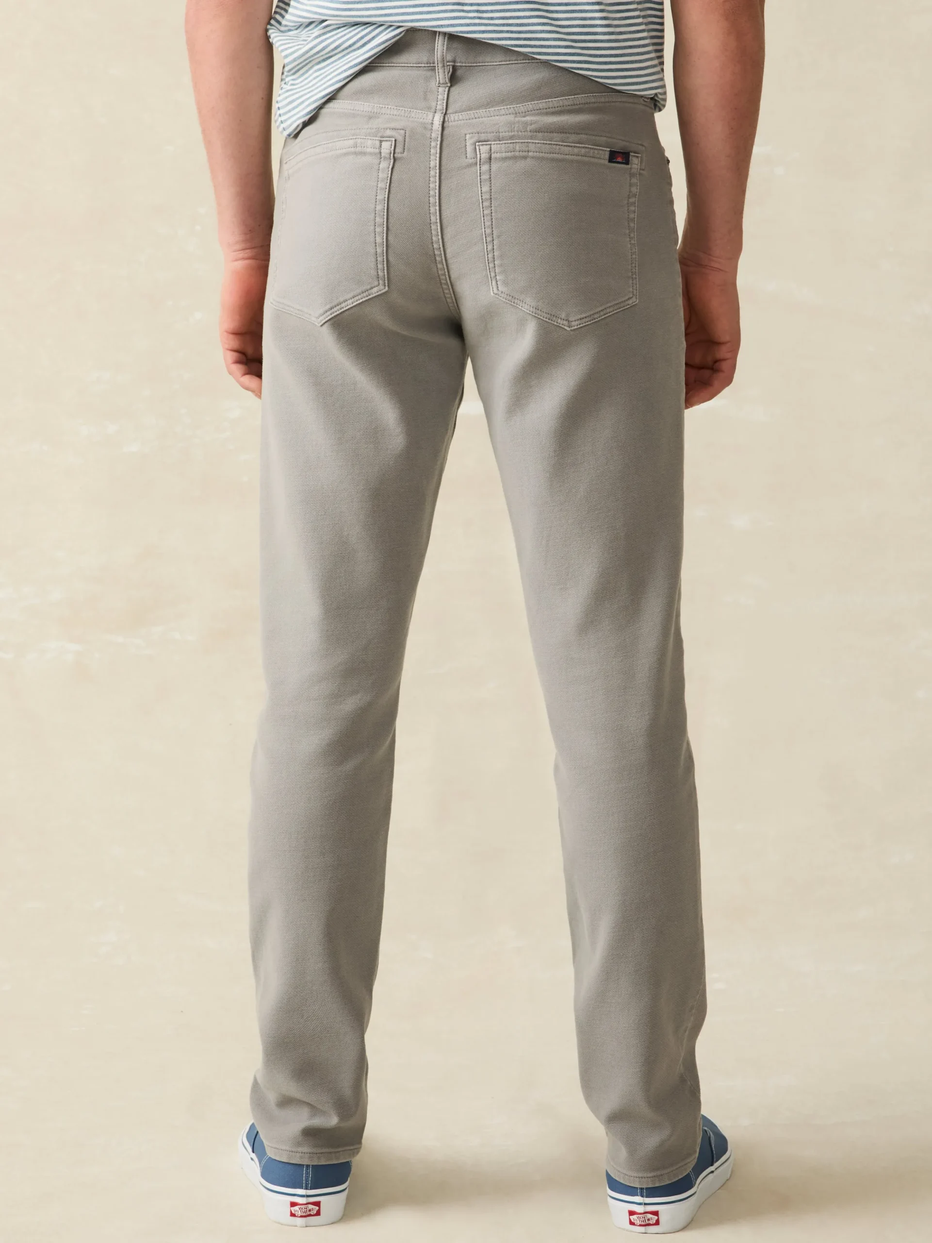 Faherty Brand Stretch Terry 5-Pocket Athletic Fit Pant -