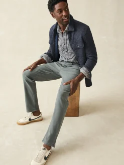 Faherty Brand Stretch Terry 5-Pocket Athletic Fit Pant -