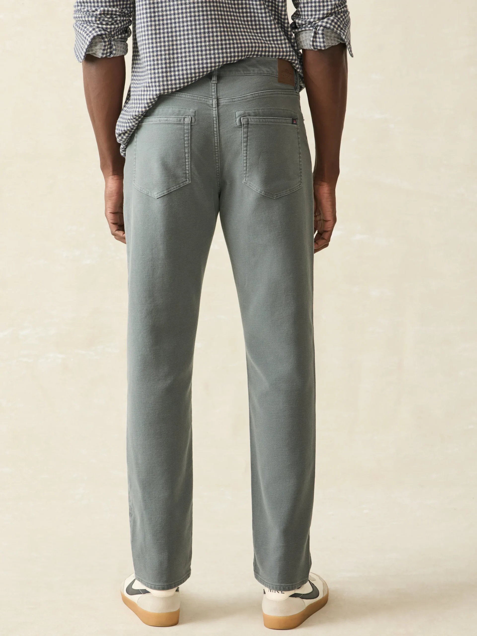 Faherty Brand Stretch Terry 5-Pocket Athletic Fit Pant -