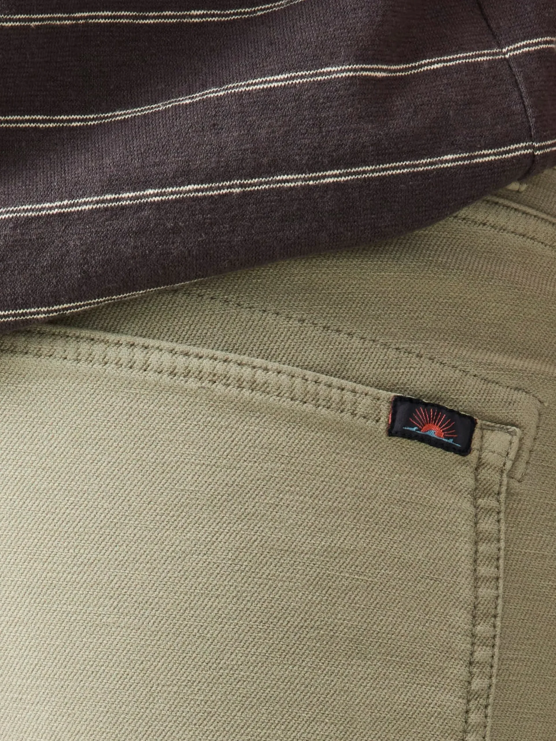 Faherty Brand Stretch Terry 5-Pocket Pant -