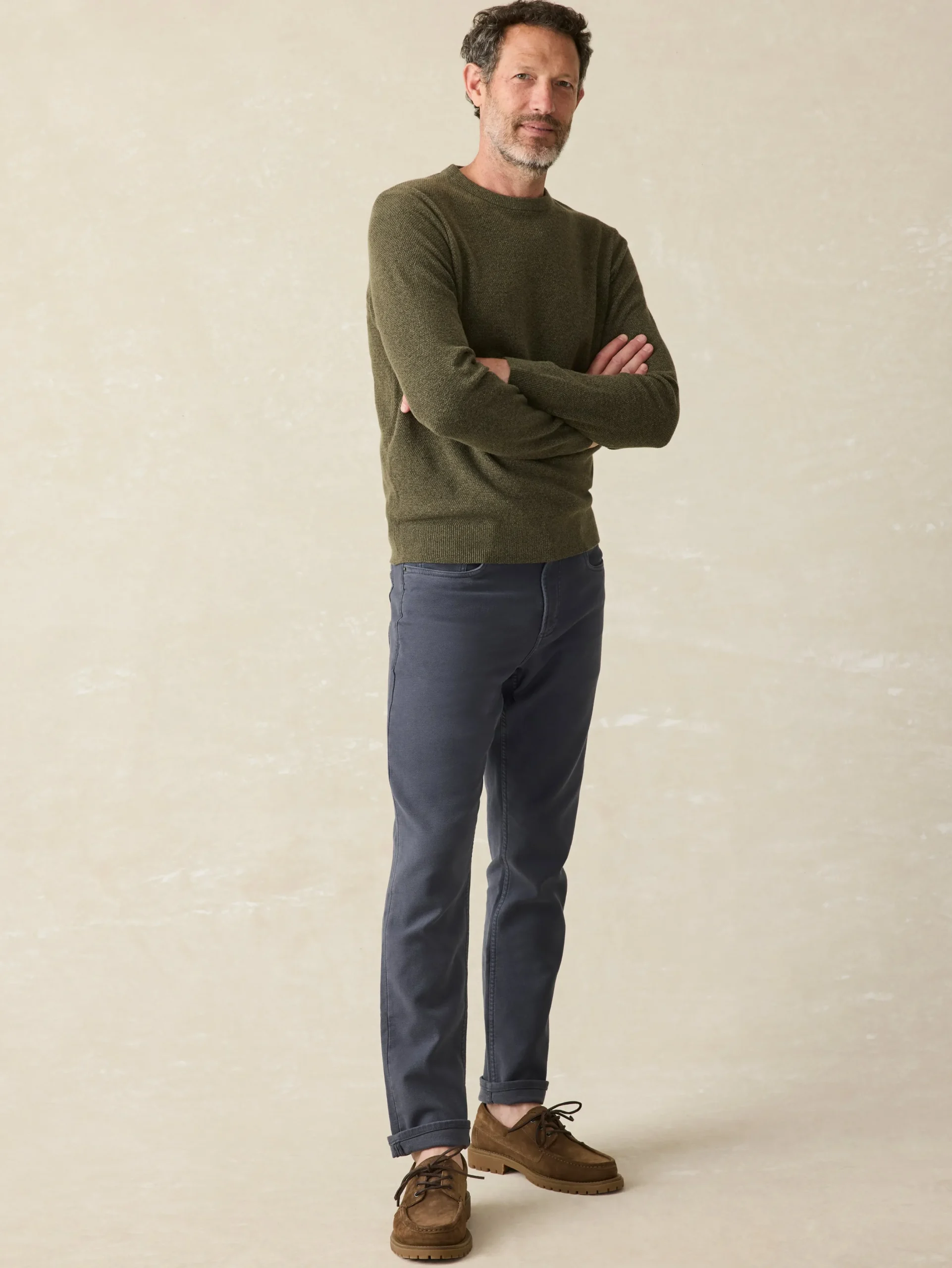 Faherty Brand Stretch Terry 5-Pocket Pant -
