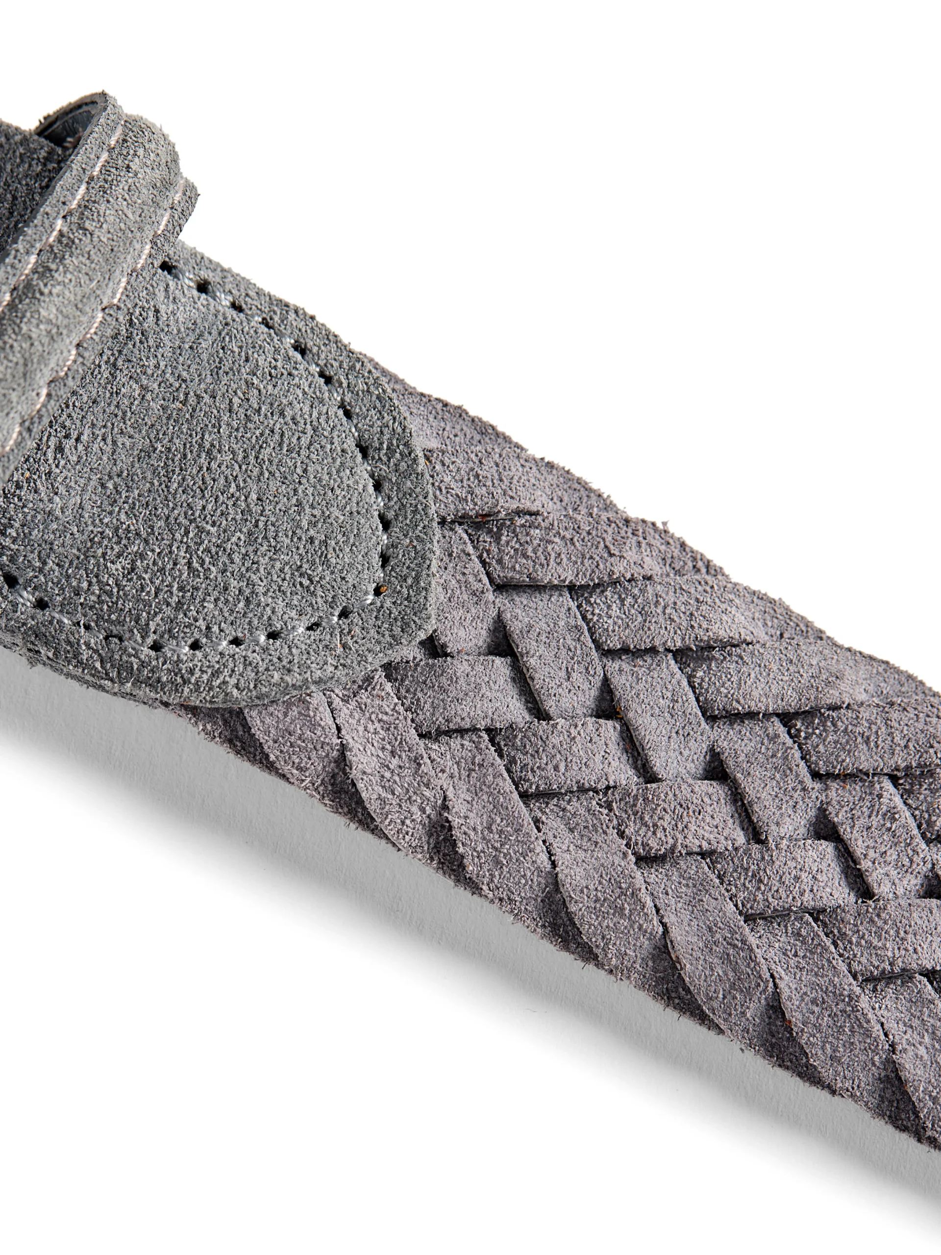 Faherty Brand Suede Woven Belt -