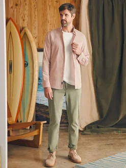 Faherty Brand Sunwashed Chambray Shirt -