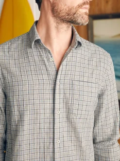 Faherty Brand Sunwashed Chambray Shirt -