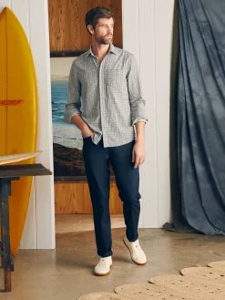 Faherty Brand Sunwashed Chambray Shirt -