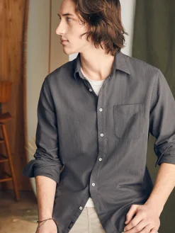 Faherty Brand Sunwashed Chambray Shirt -