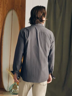 Faherty Brand Sunwashed Chambray Shirt -
