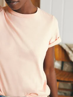 Women Faherty Brand Sunwashed Crew Tee -