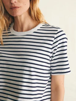 Women Faherty Brand Sunwashed Crew Tee -