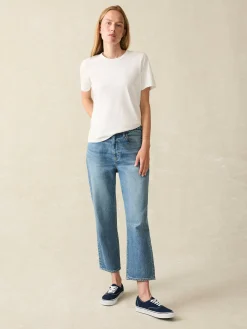 Women Faherty Brand Sunwashed Crew Tee -