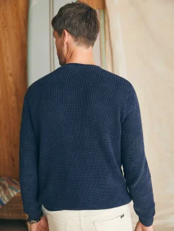 Faherty Brand Sunwashed Crewneck Sweater -