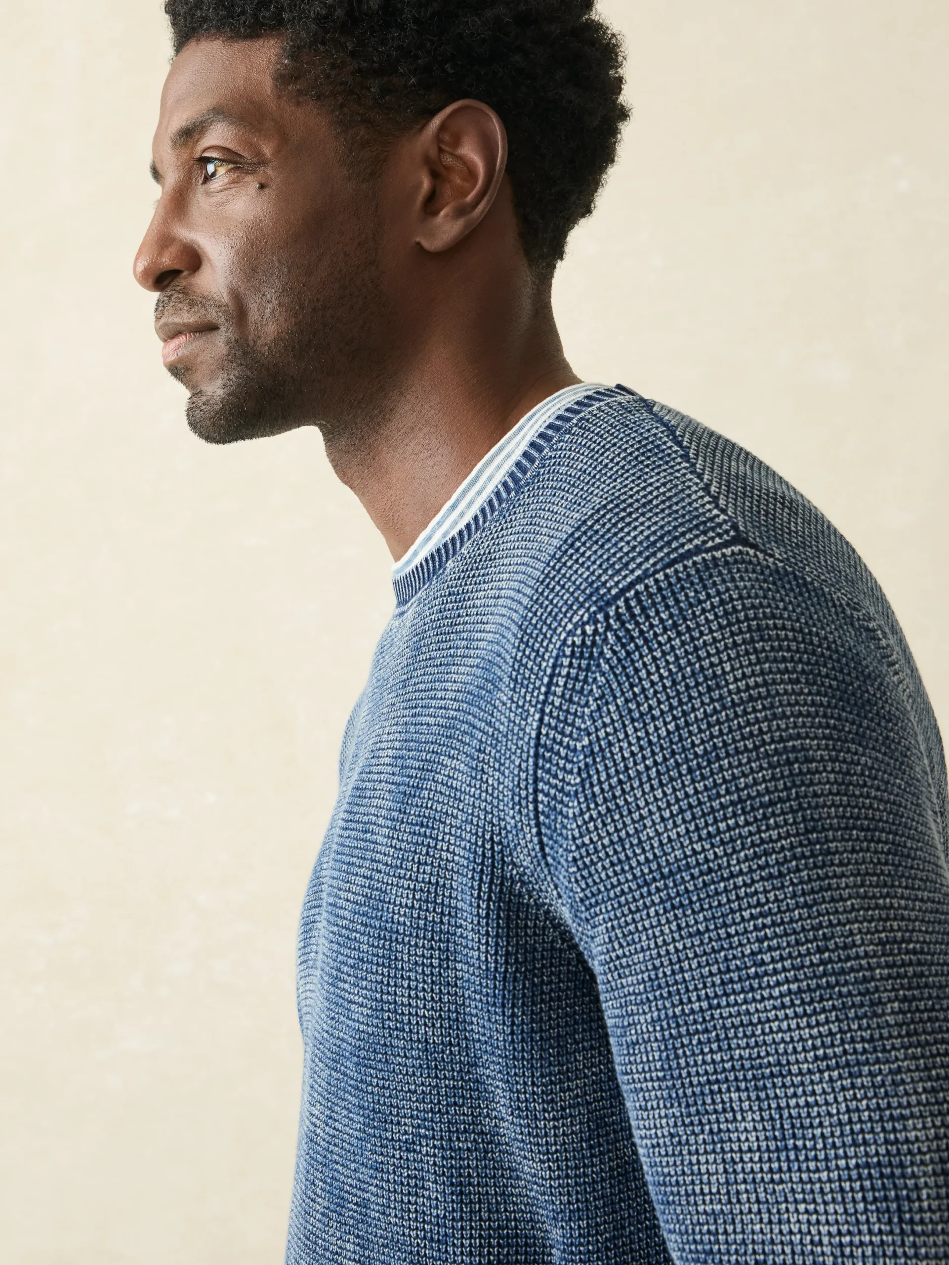 Faherty Brand Sunwashed Crewneck Sweater -