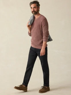 Faherty Brand Sunwashed Crewneck Sweater -