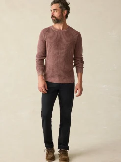 Faherty Brand Sunwashed Crewneck Sweater -
