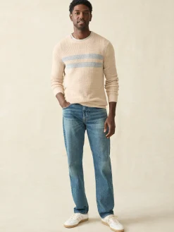 Faherty Brand Sunwashed Crewneck Sweater -