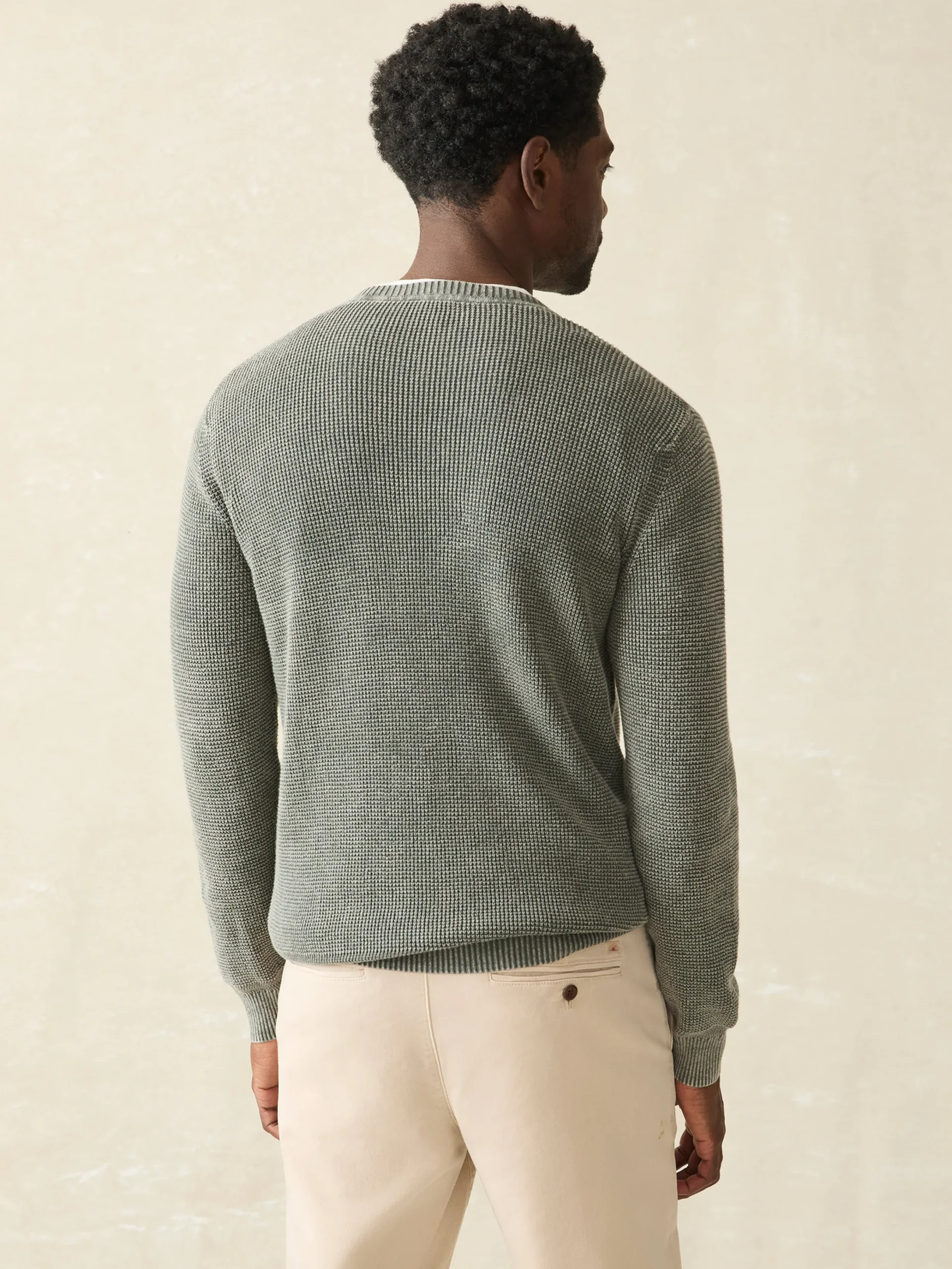 Faherty Brand Sunwashed Crewneck Sweater (Tall) -