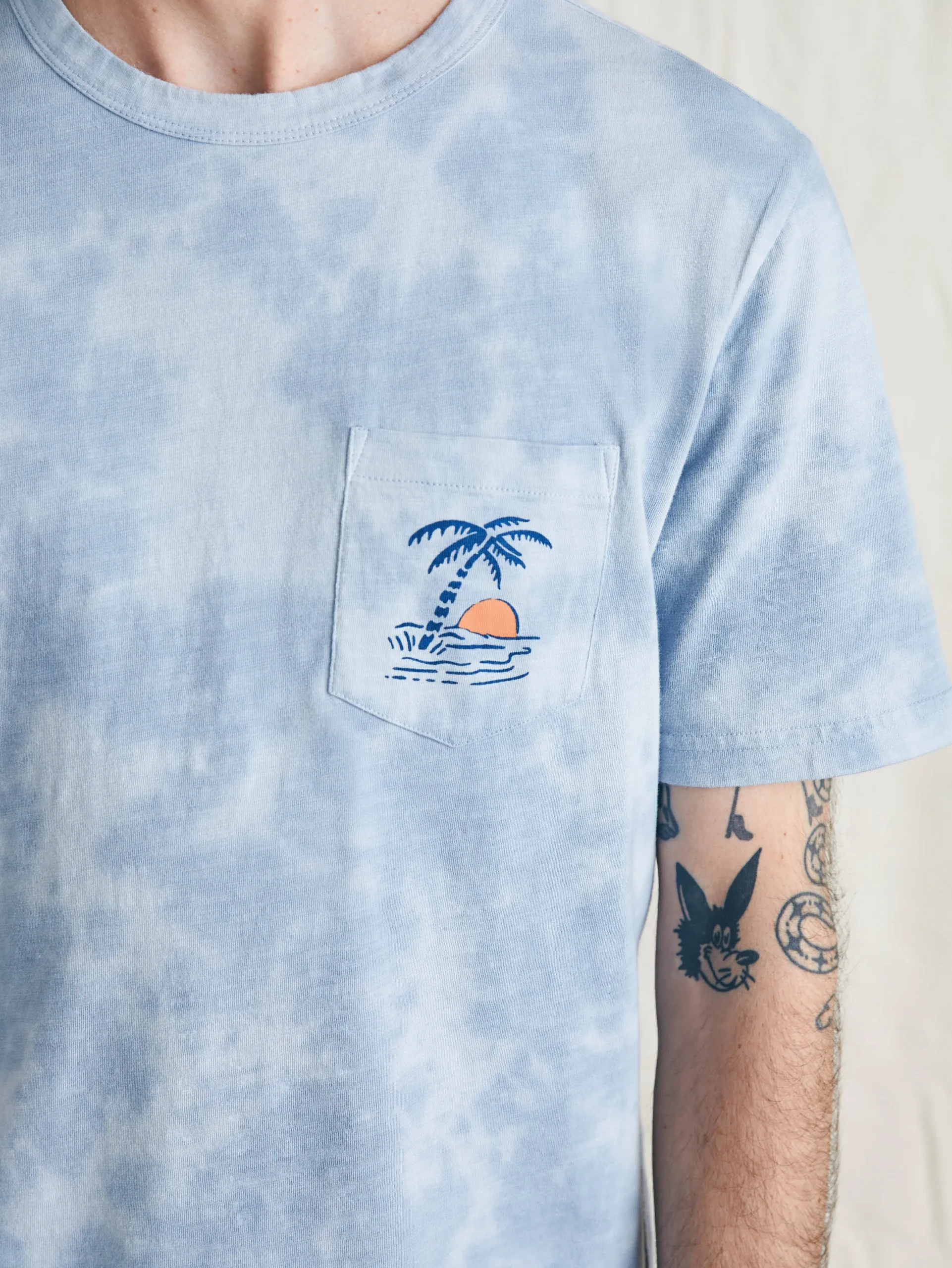 Faherty Brand Sunwashed Graphic Tee -