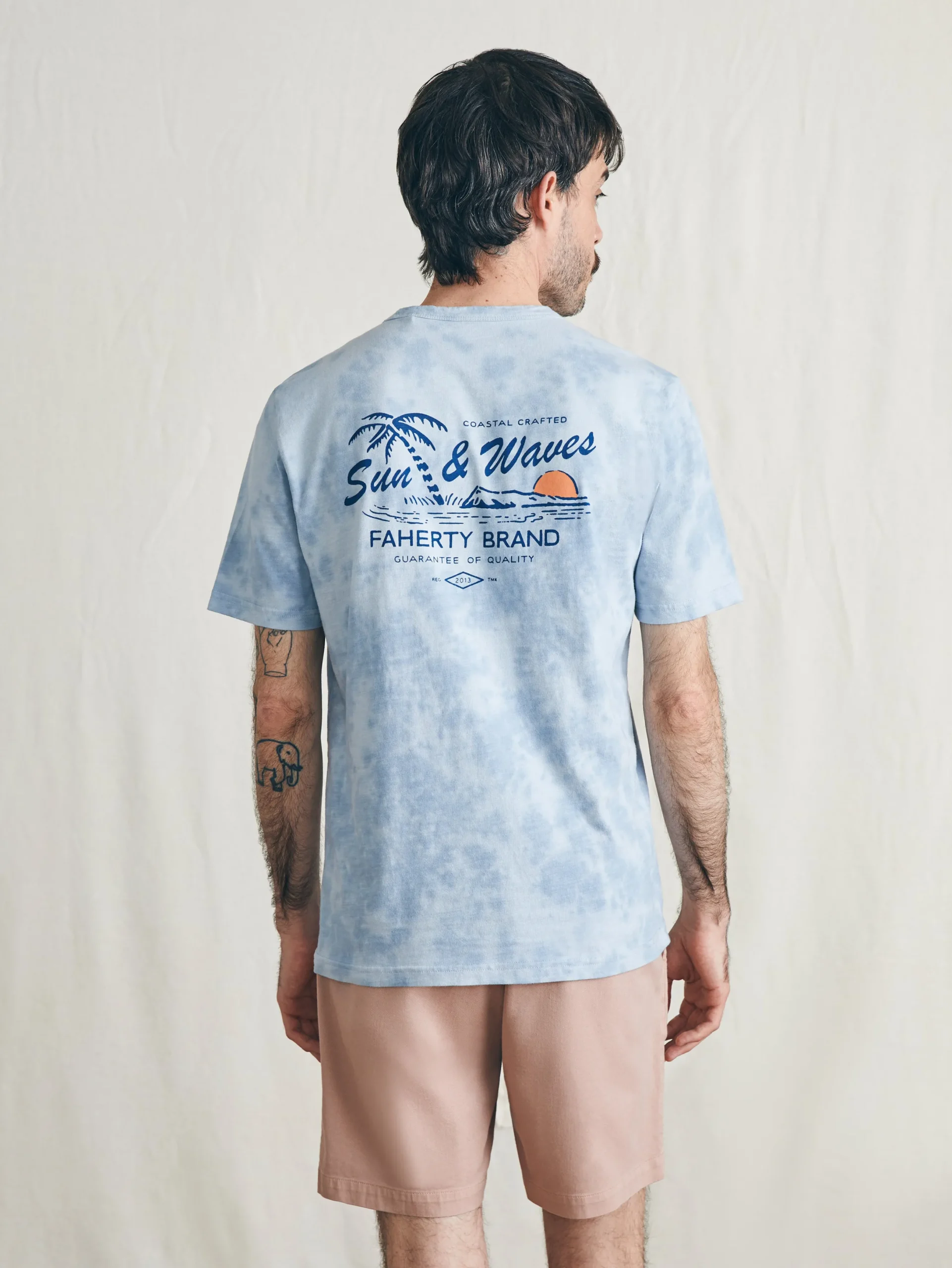 Faherty Brand Sunwashed Graphic Tee -