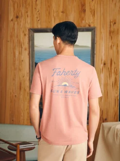 Faherty Brand Sunwashed Graphic Tee -