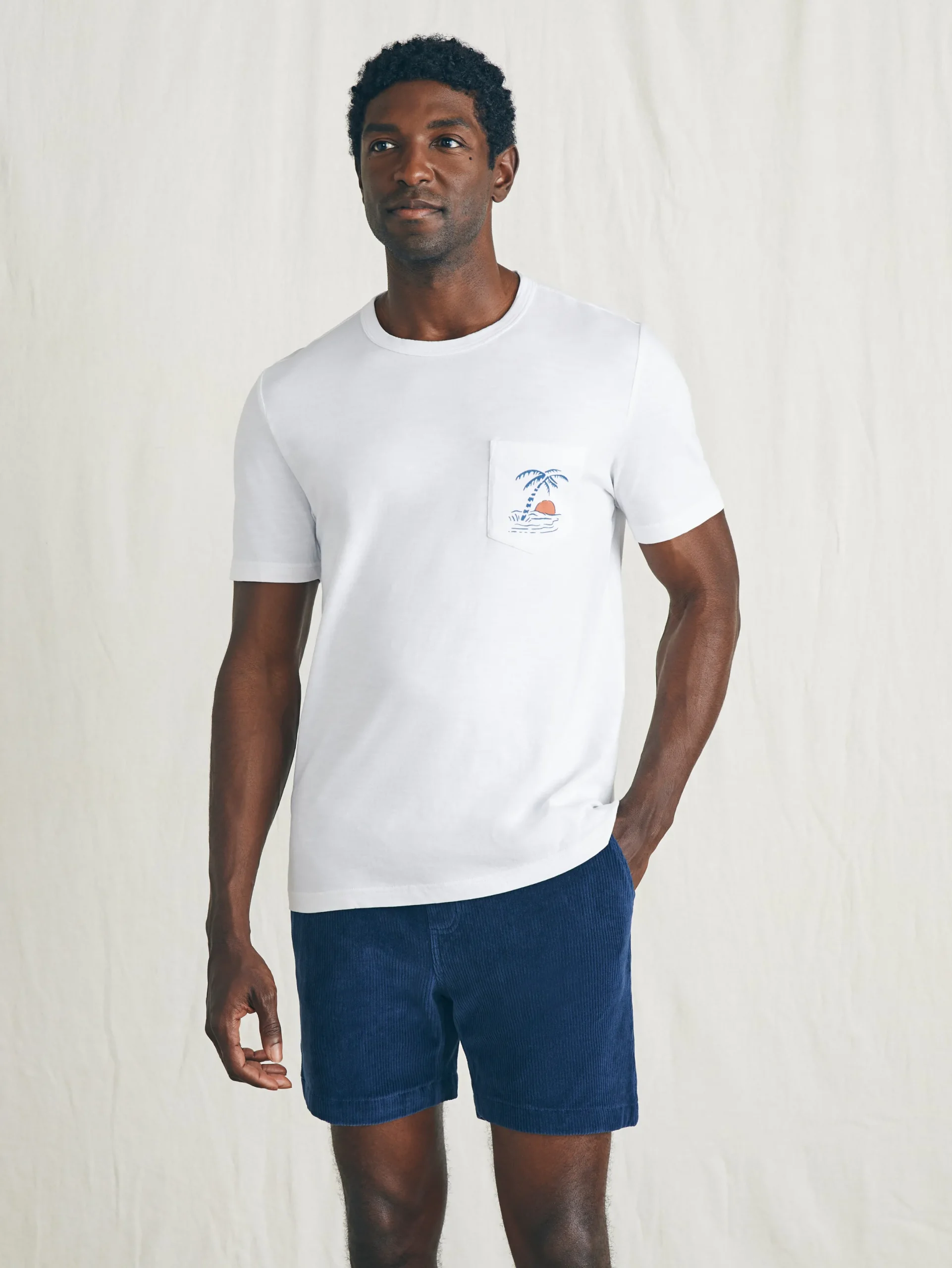 Faherty Brand Sunwashed Graphic Tee -