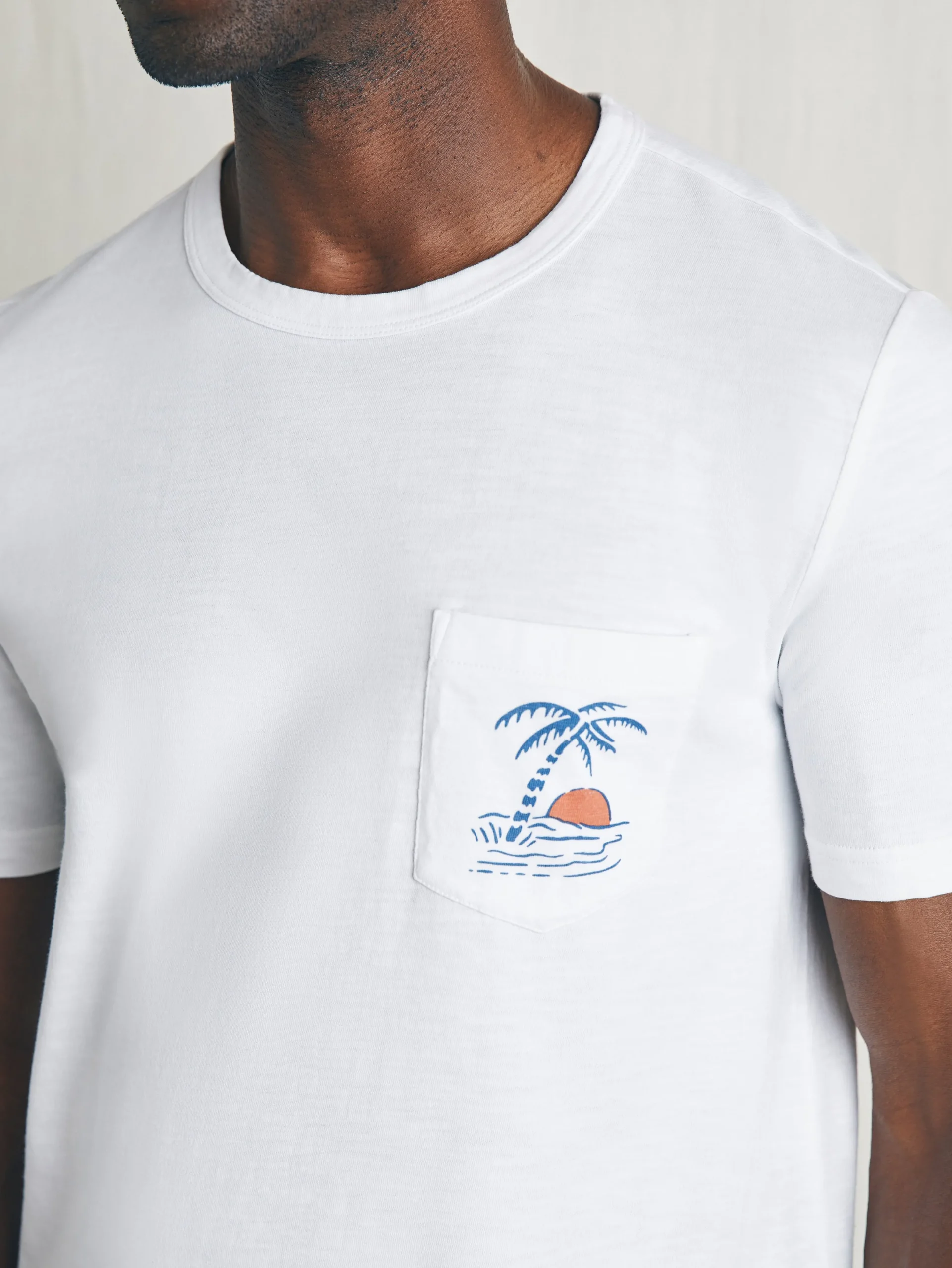 Faherty Brand Sunwashed Graphic Tee -