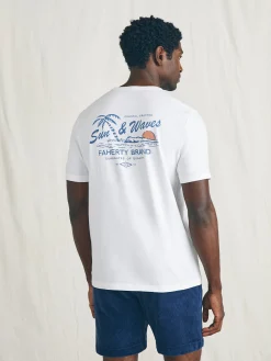 Faherty Brand Sunwashed Graphic Tee -