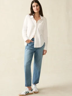 Women Faherty Brand Sunwashed Knit Shirt -