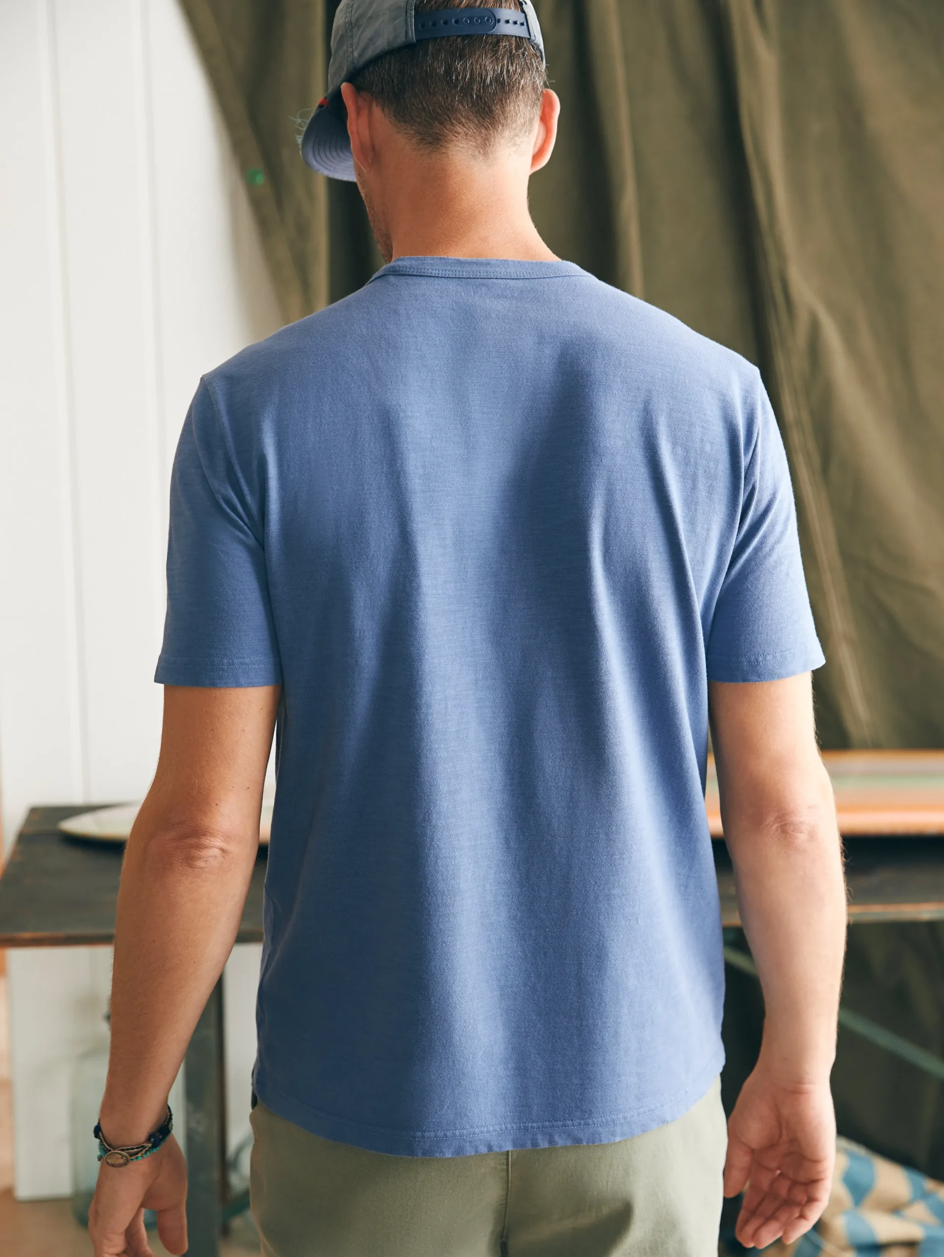 Faherty Brand Sunwashed Pocket Tee -