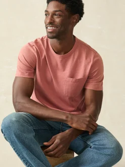 Faherty Brand Sunwashed Pocket Tee -