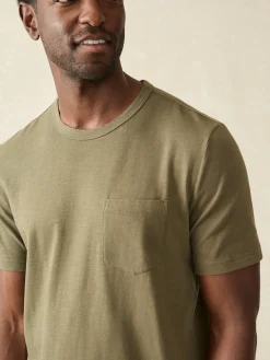 Faherty Brand Sunwashed Pocket Tee -