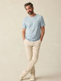 Faherty Brand Sunwashed Pocket Tee (Tall) -