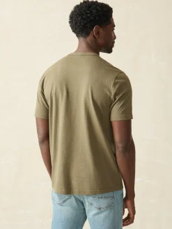Faherty Brand Sunwashed Pocket Tee (Tall) -