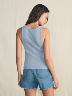Women Faherty Brand Sunwashed Rib Tank -
