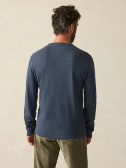 Faherty Brand Sunwashed Slub Crew -
