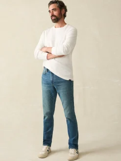 Faherty Brand Sunwashed Slub Crew (Tall) -