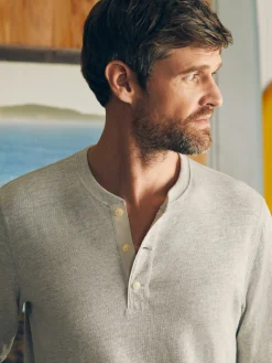 Faherty Brand Sunwashed Slub Henley -